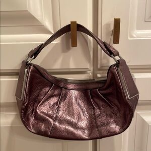 Calvin Klein NEW bronze metallic wristlet clutch